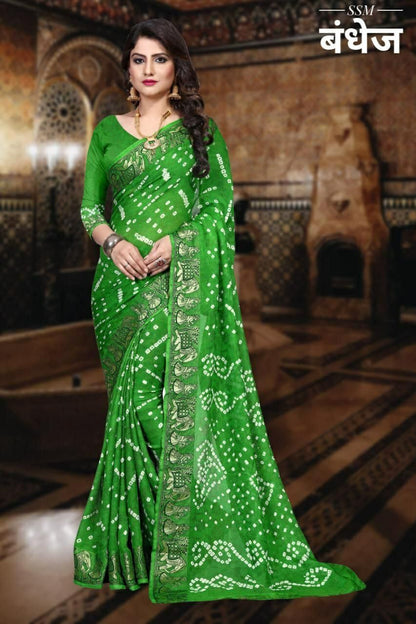 Exclusive Festive Bandhani Saree Collection