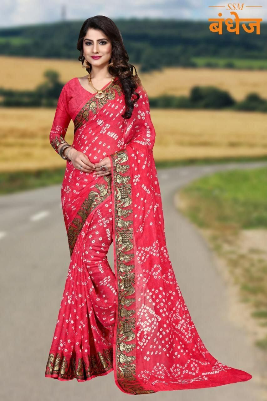 Exclusive Festive Bandhani Saree Collection