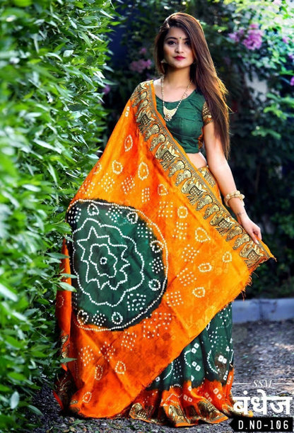 Exclusive Festive Bandhani Saree Collection