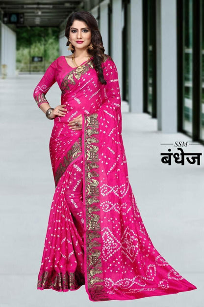 Exclusive Festive Bandhani Saree Collection