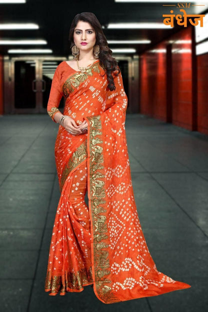 Exclusive Festive Bandhani Saree Collection