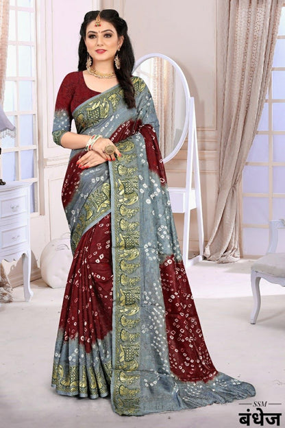 Exclusive Festive Bandhani Saree Collection