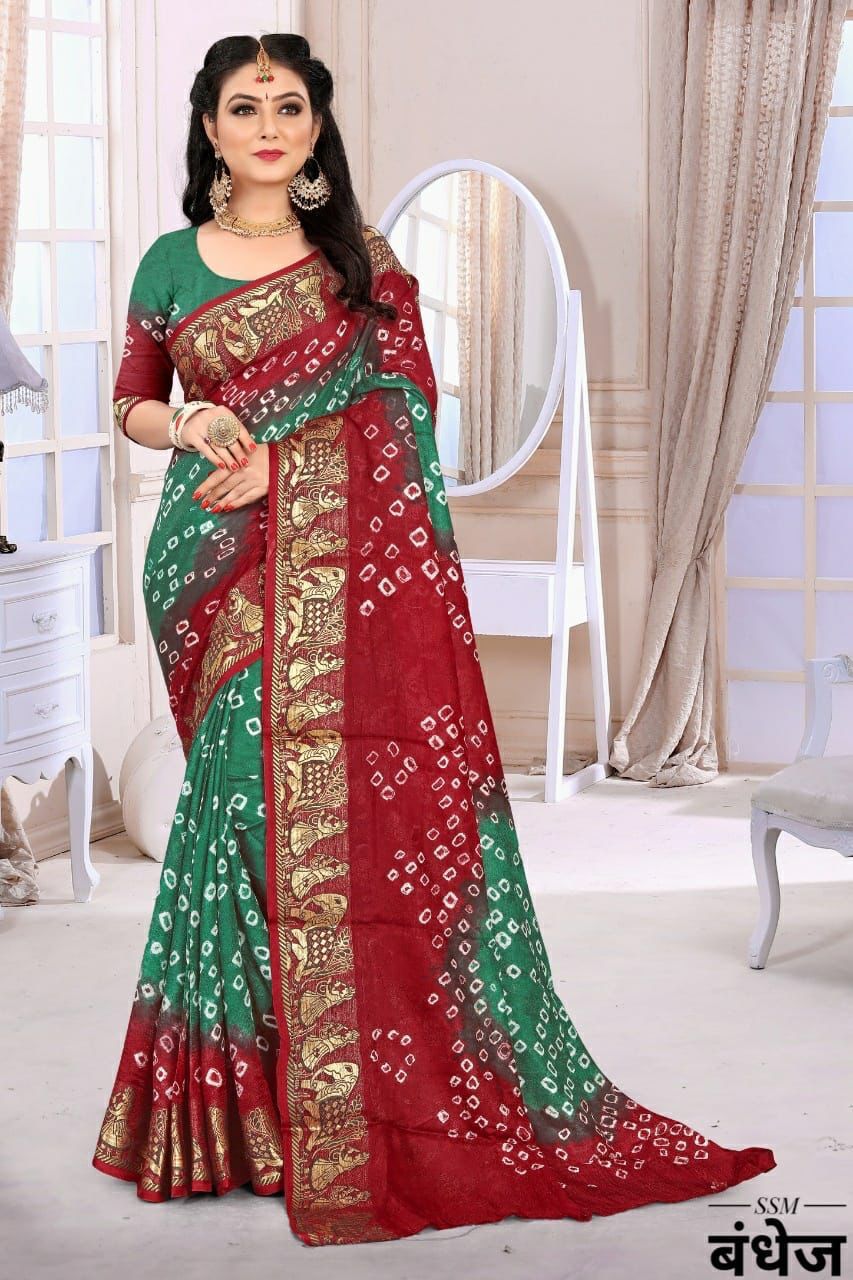 Exclusive Festive Bandhani Saree Collection