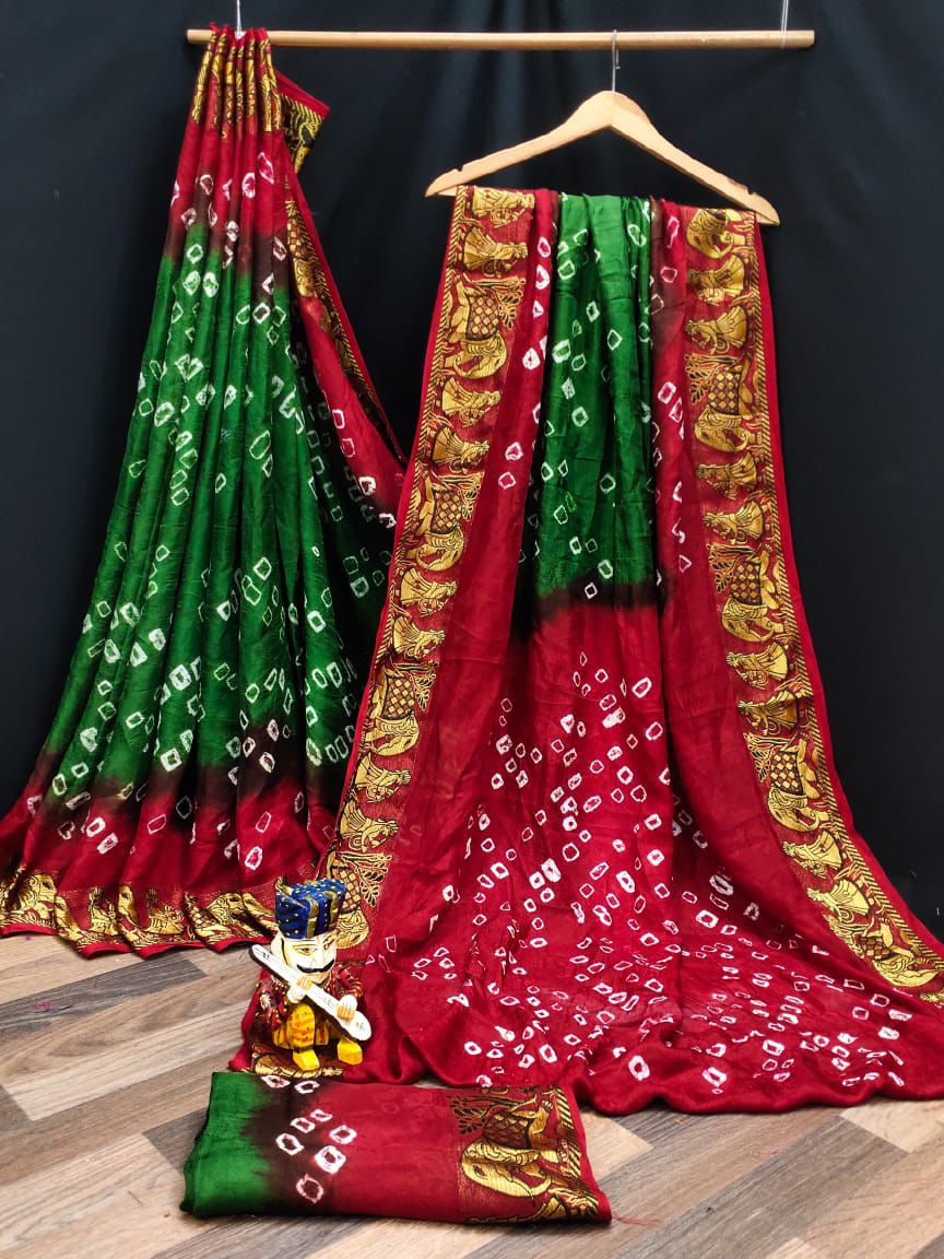 Exclusive Festive Bandhani Saree Collection