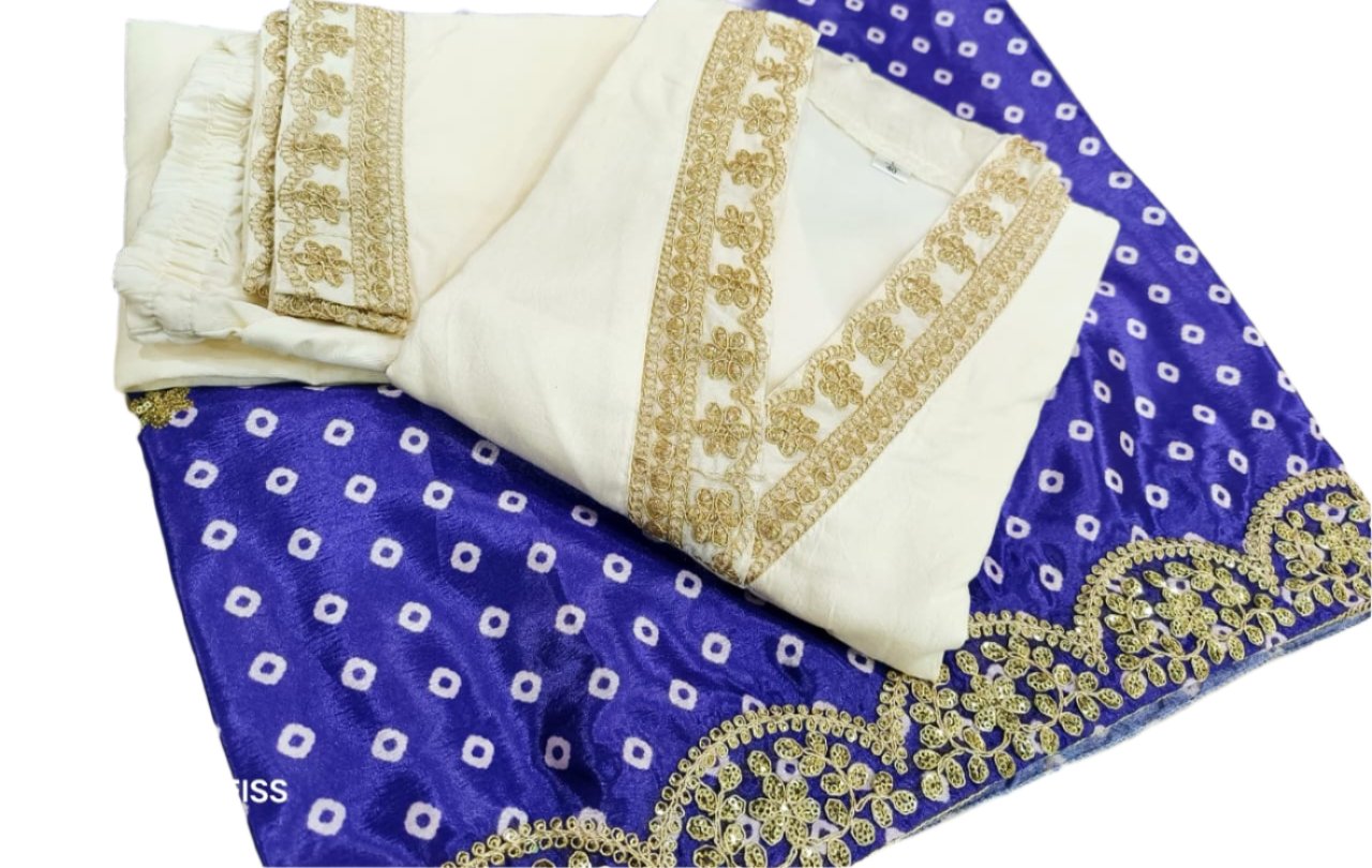 Designer Festive Wear-Heavy quality Banana Cotton & Silk Fabric