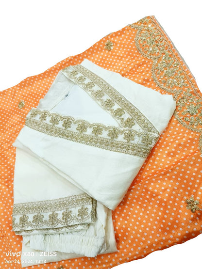 Designer Festive Wear-Heavy quality Banana Cotton & Silk Fabric