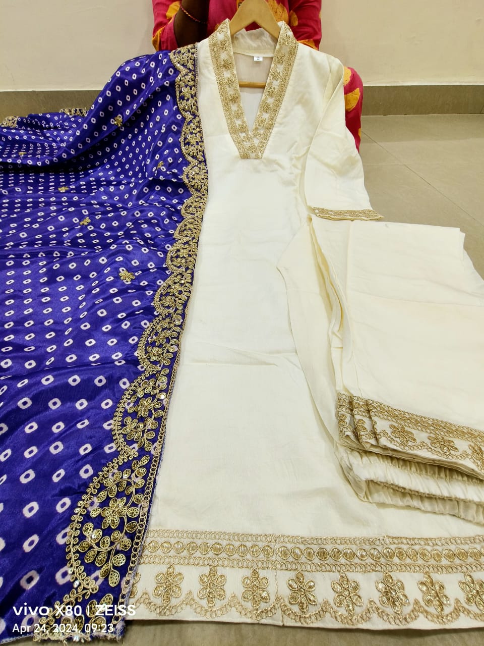 Designer Festive Wear-Heavy quality Banana Cotton & Silk Fabric