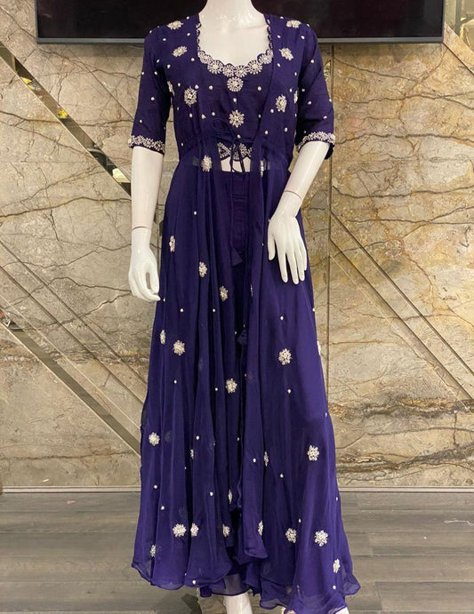 Appealing Indo Western Party Wear Moksha Fashions
