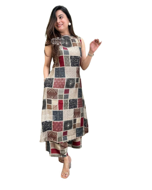 Floral palazzo outfit Moksha Fashions
