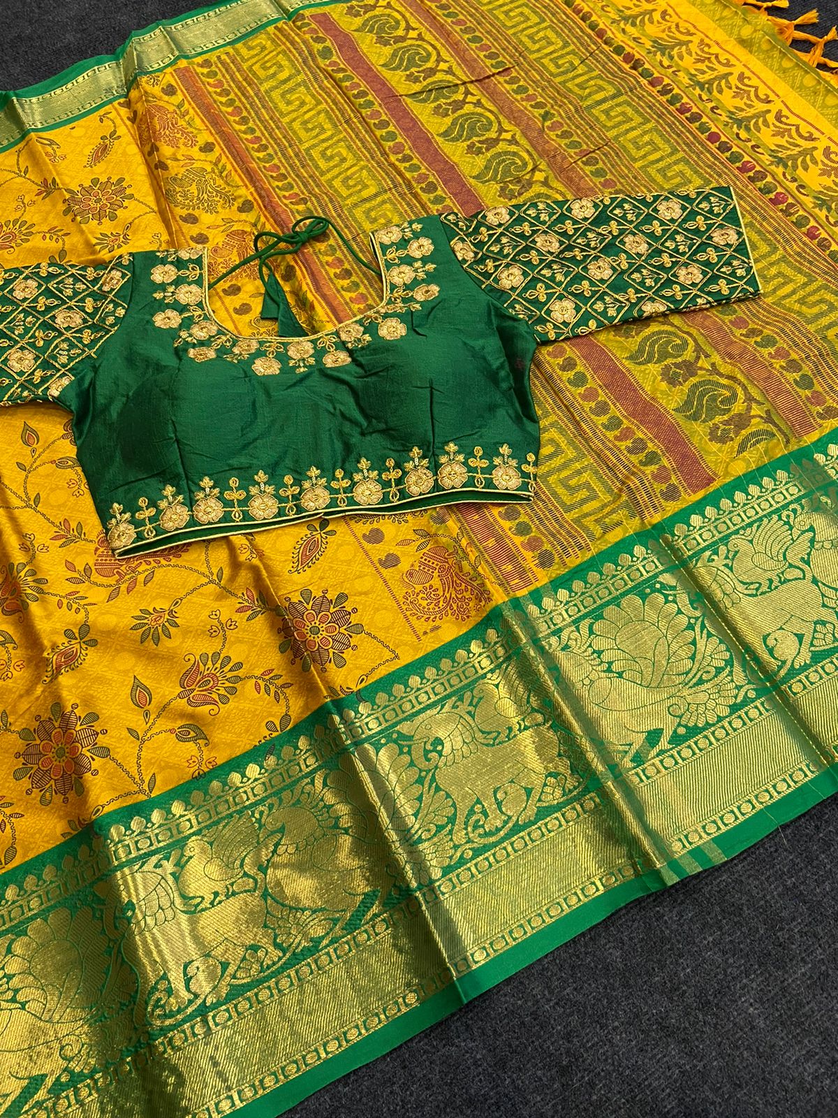 Stand out in style With This Beautiful Saree With Intricate Design