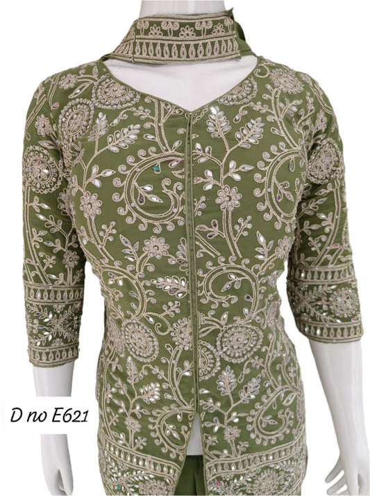 Sharara Suit With Crafted Details And High-Quality Materials Make A Luxurious & Elegant Choice Moksha Fashions