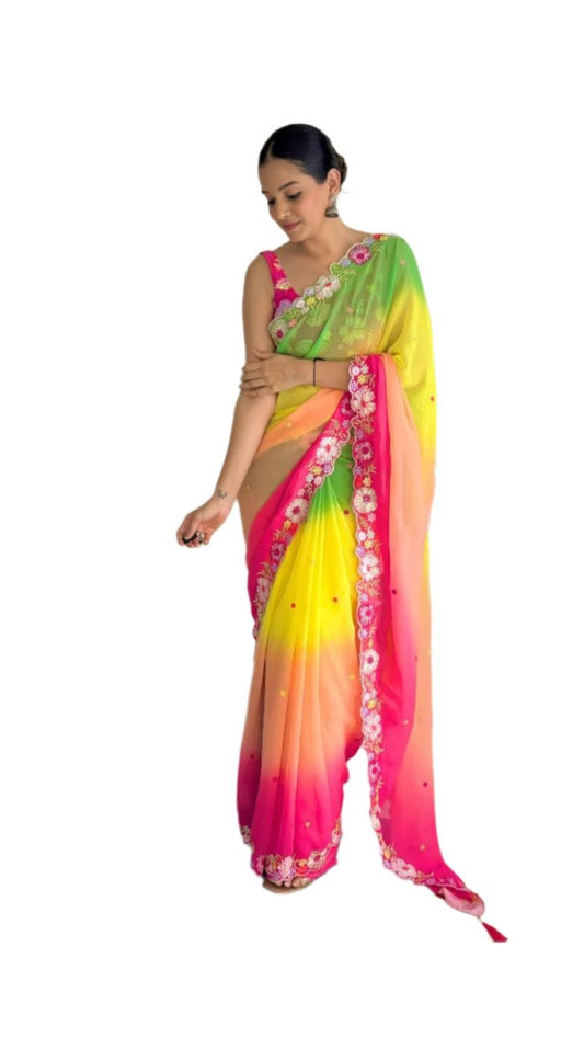 Beauty And Craftsmanship In Sarees Moksha Fashions