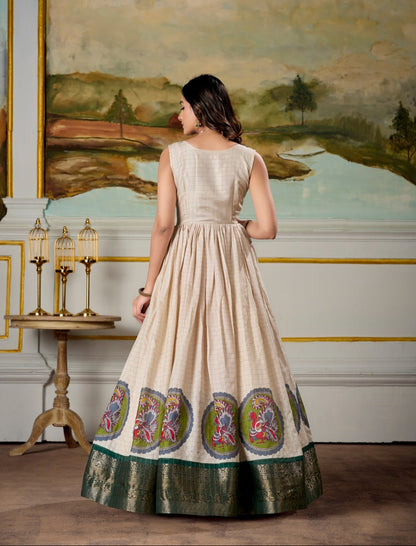 .Silk Gown Collection - Moksha Fashions