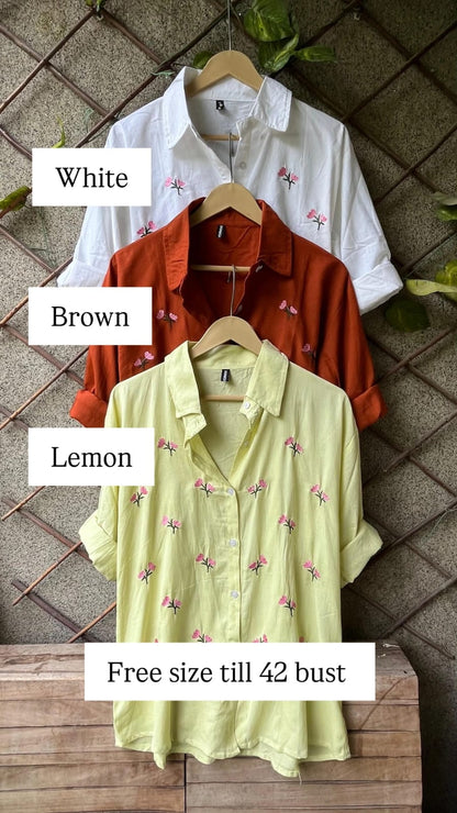 .Floral Crush Shirts