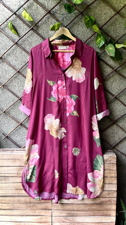 .Floral Tunics