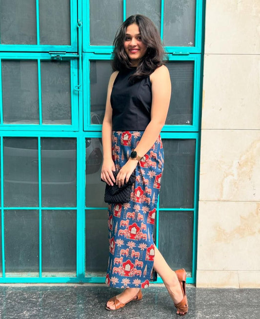 Crop top/Pencil maxi skirt