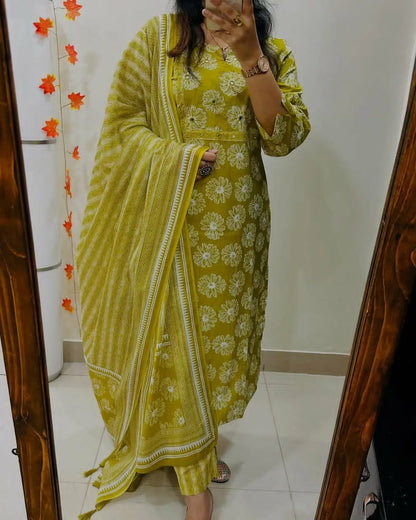 Sequence Kurti Cotton Pant