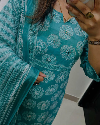 Sequence Kurti Cotton Pant