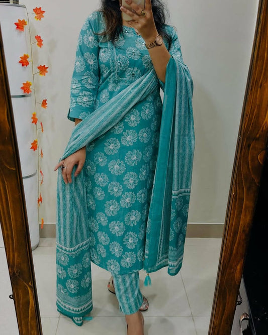 Sequence Kurti Cotton Pant