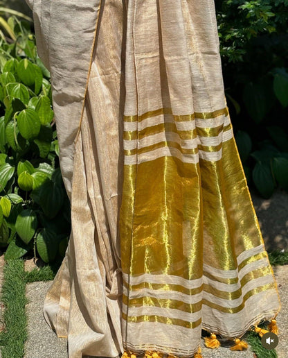 Onam Special Tissue linen silk
