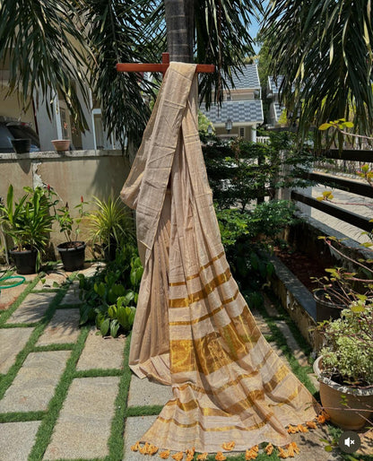 Onam Special Tissue linen silk