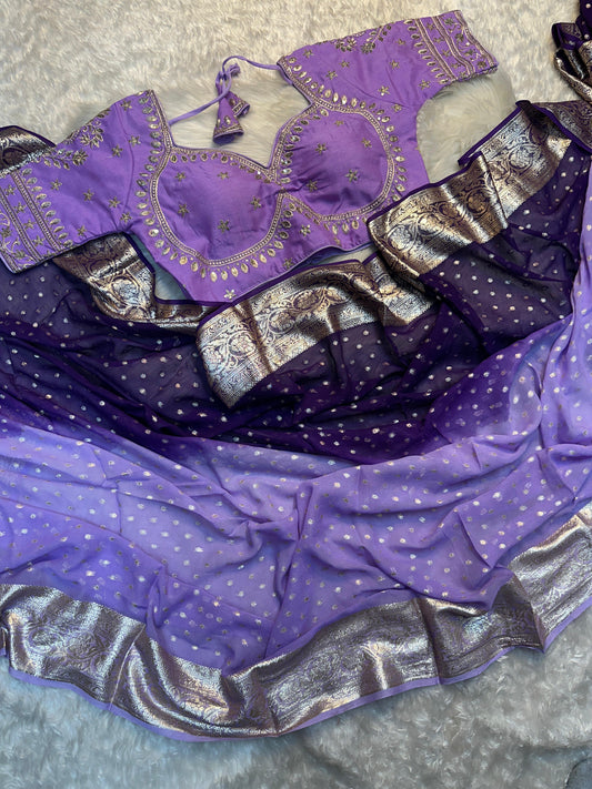 Latest Viscose Georgette Saree