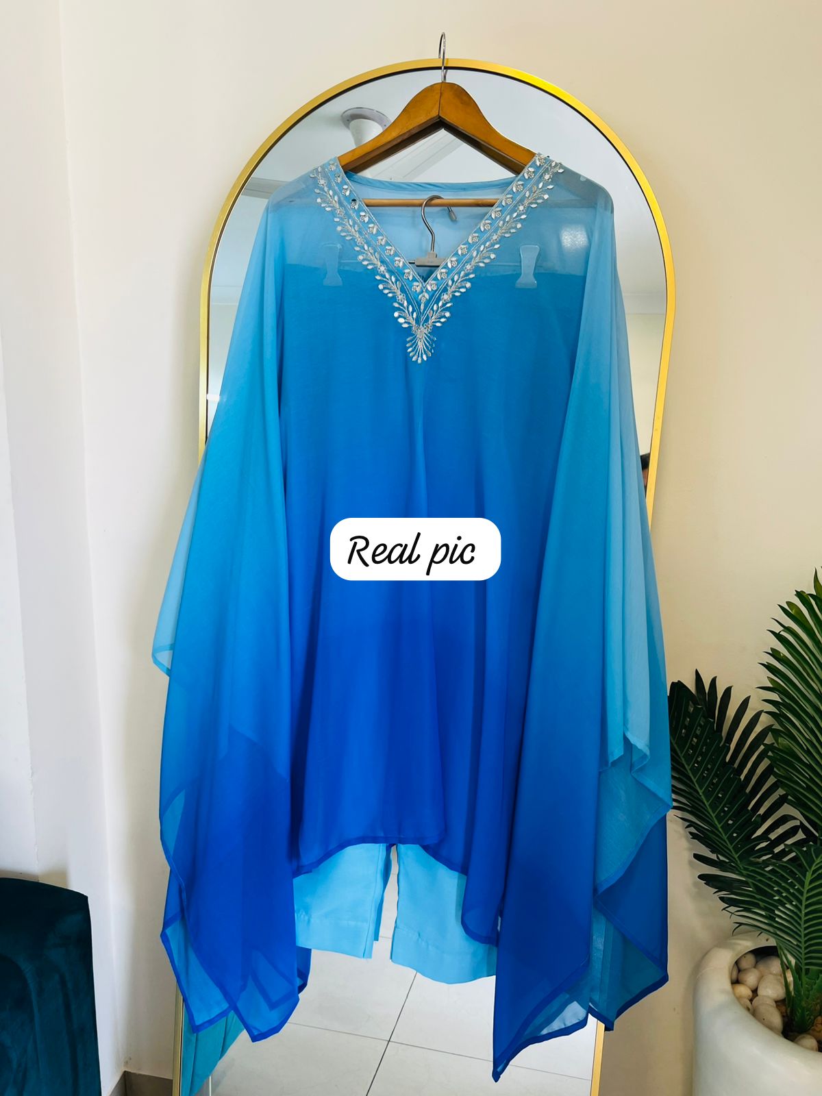 Ombre Kaftan Cordset