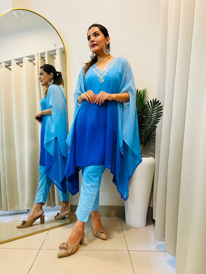 Ombre Kaftan Cordset