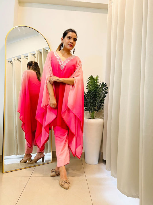 Ombre Kaftan Cordset