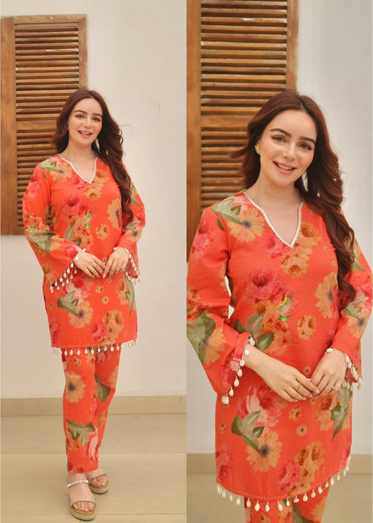 Orange Co-ord Set