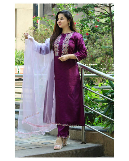 Enchanting Magnet Viscose Kurti Set