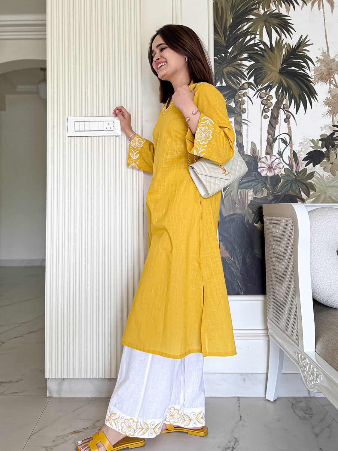 Sunset Stroll Mustard Co-ord Set!