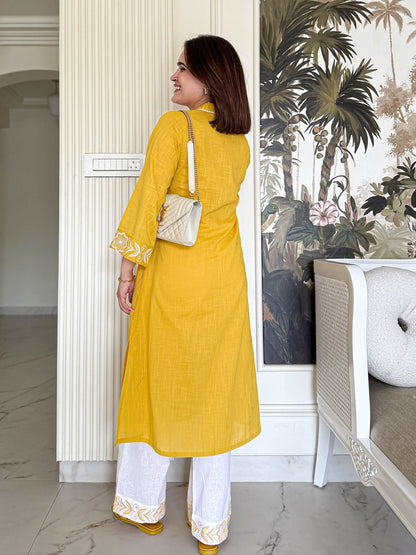 Sunset Stroll Mustard Co-ord Set!