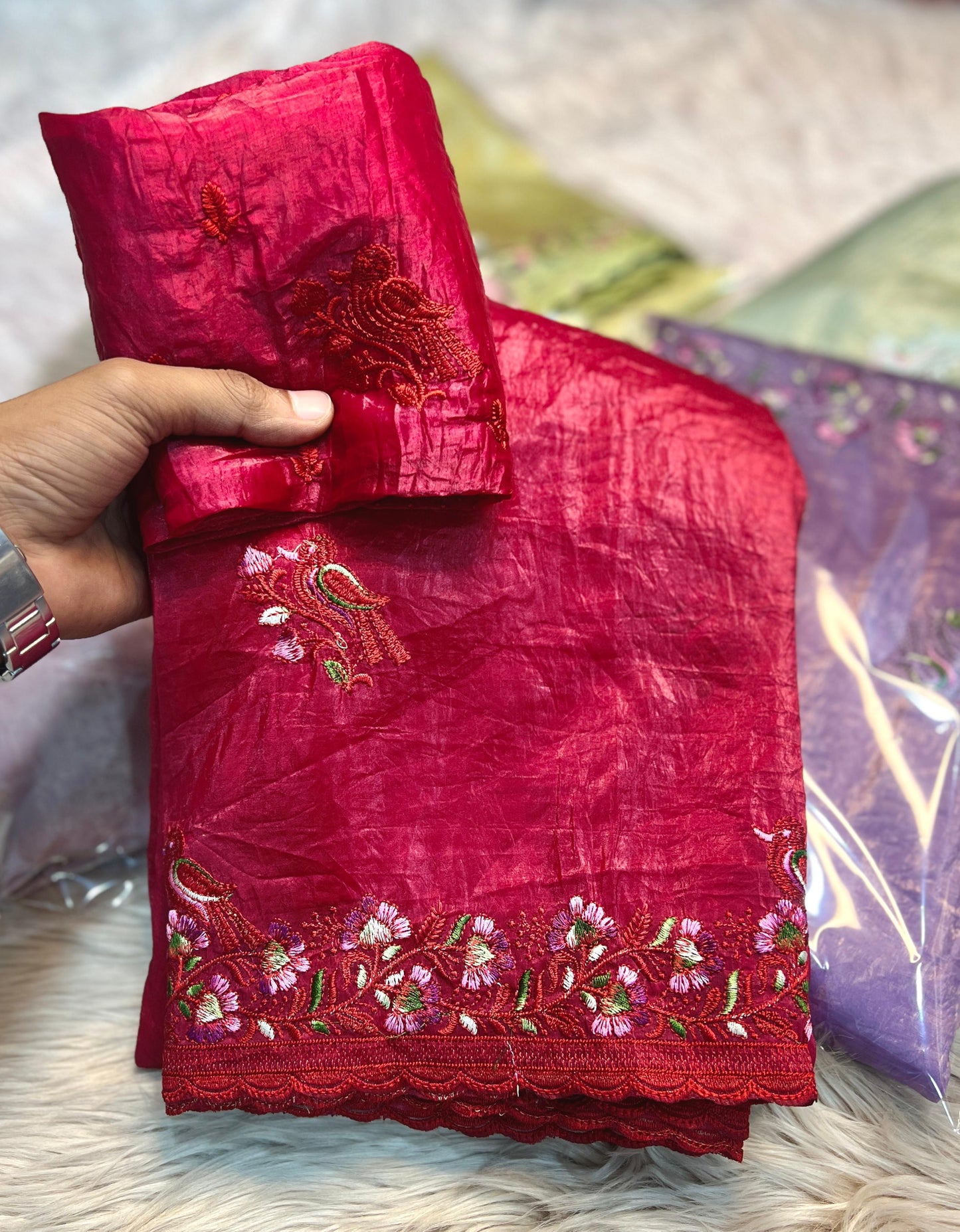 Appealing Crush Saree