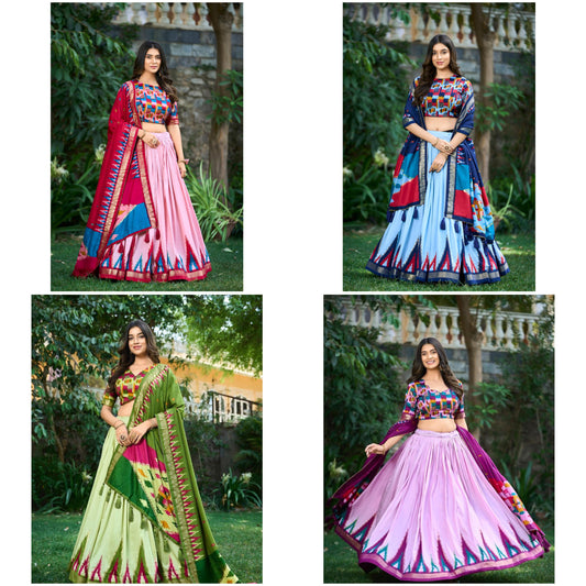 Luxurious Tussar Silk Lehenga Moksha Fashions