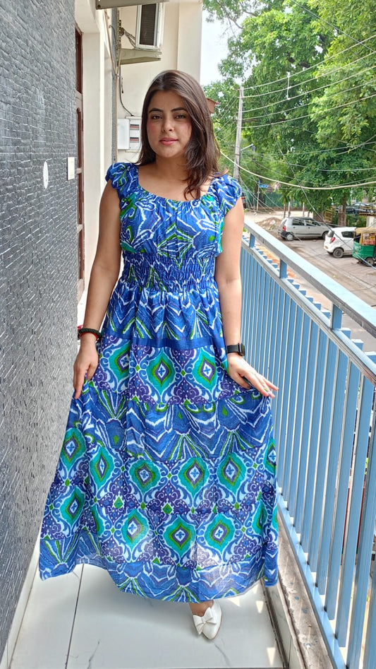 NEW PATTERN BEST SELLER MAXI DRESS