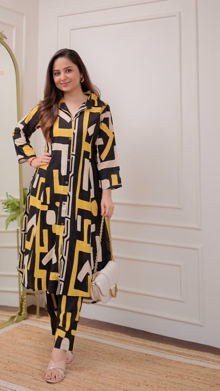 Premium Coord Kurta Pant Flair dress