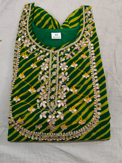 New Launch Lahriya/ modhtra / Bandhej / chunari print kurties