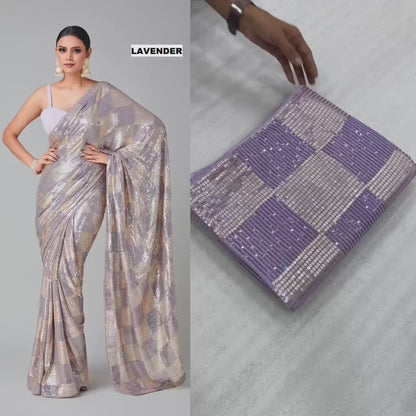 .Enticing Sequin Sarees