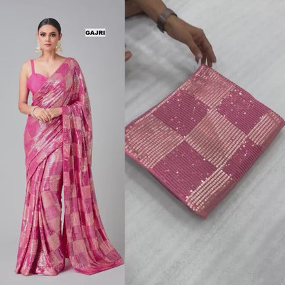 .Enticing Sequin Sarees