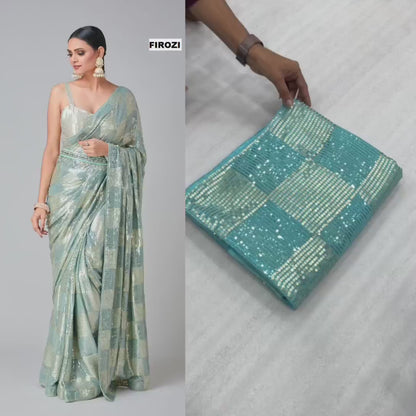 .Enticing Sequin Sarees