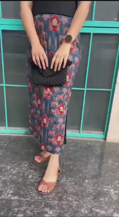 Crop top/Pencil maxi skirt