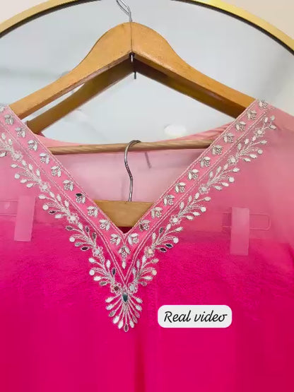 Ombre Kaftan Cordset